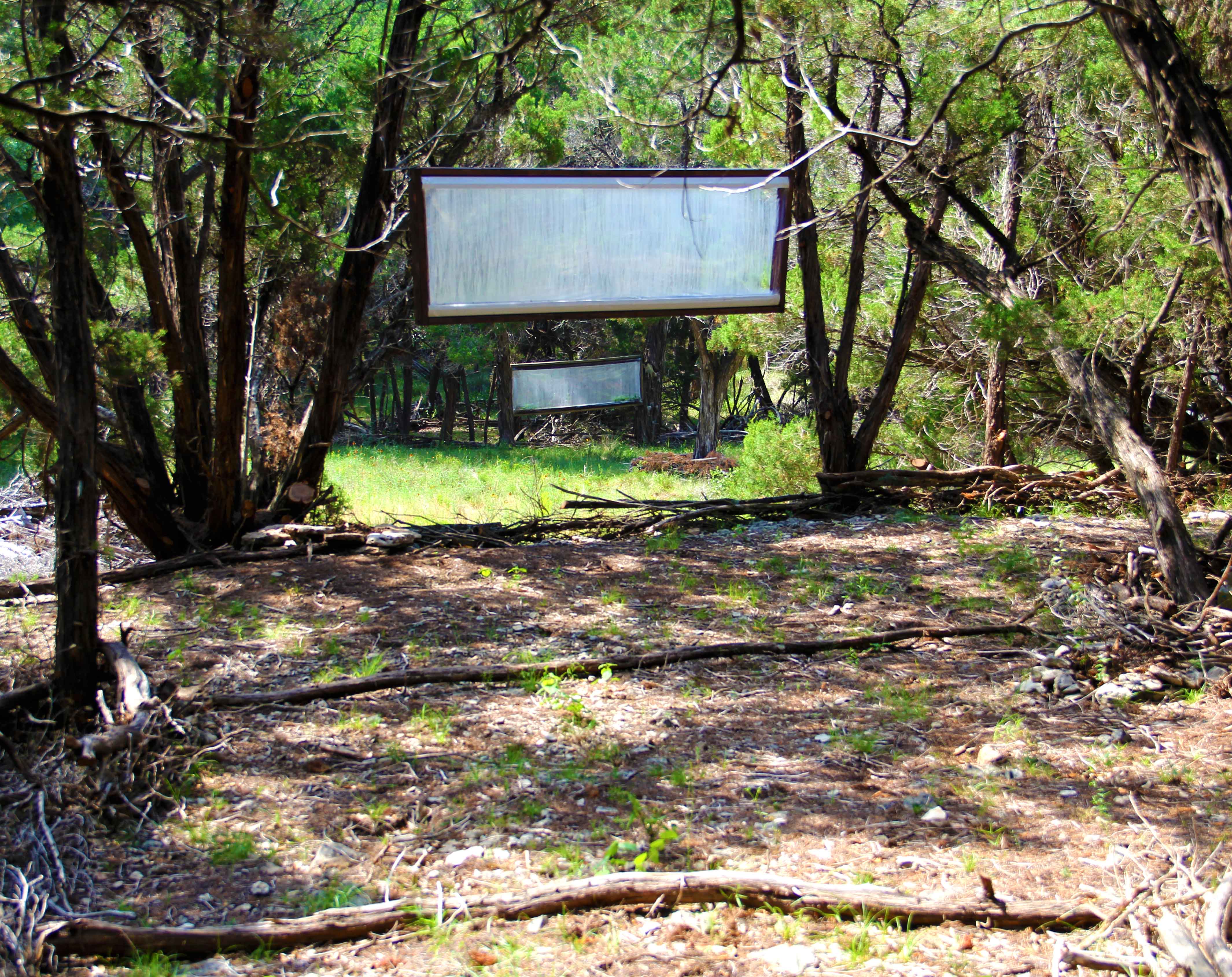 Photo of land art with a purpose by austin land artist